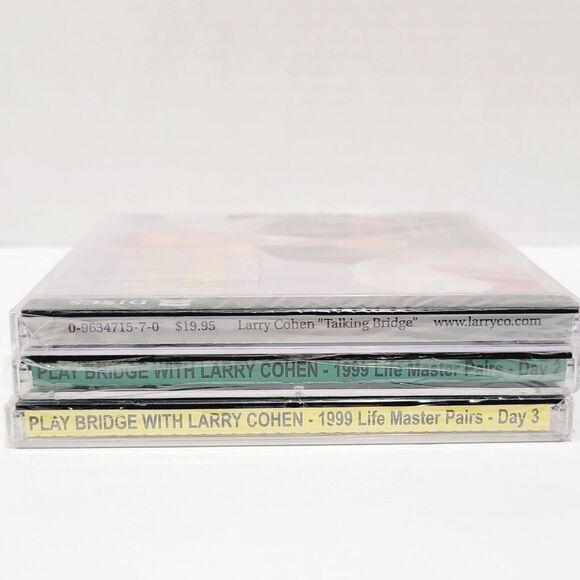 Play Bridge with Larry Cohen CD 1999 Life Master Pairs Day 2 & 3 CD Rom Lot Of 3 - Picture 10 of 14